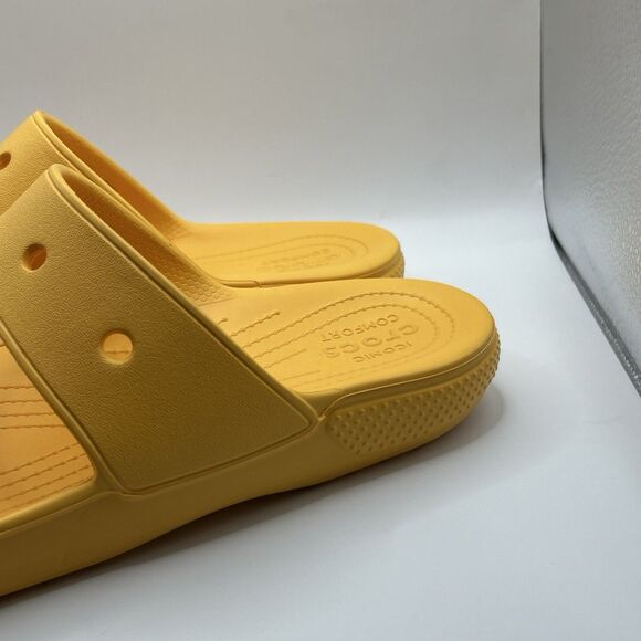 Crocs Classic Two Strap Slide Sandals Orange Sorbet Men 9 Women 11 main image 16